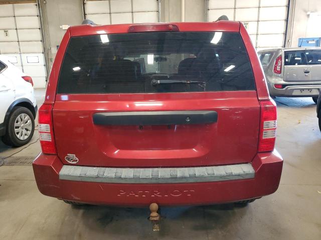 1J8FT28W18D547779 - 2008 JEEP PATRIOT SPORT RED photo 6