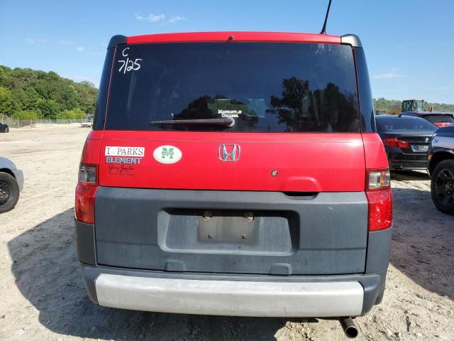 5J6YH18666L014559 - 2006 HONDA ELEMENT EX Qırmızı foto 6