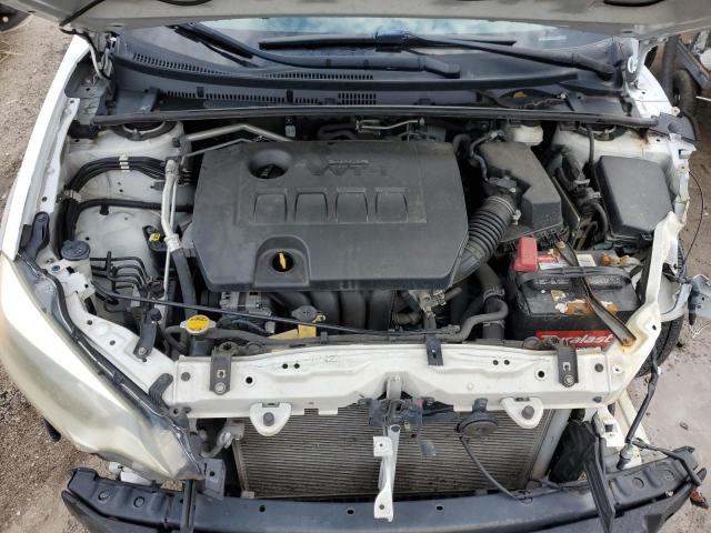 2T1BURHE9EC048711 - 2014 TOYOTA COROLLA L WHITE photo 11