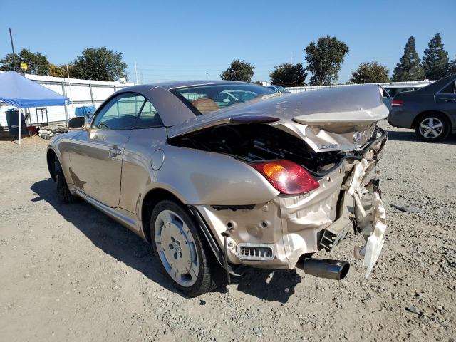 JTHFN48Y130046419 - 2003 LEXUS SC 430 BEIGE photo 2