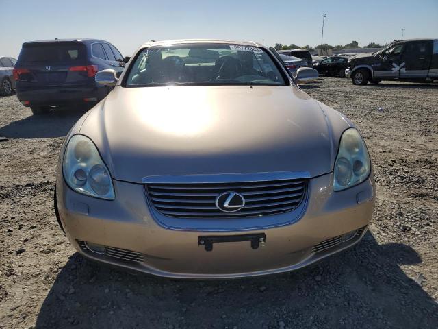 JTHFN48Y130046419 - 2003 LEXUS SC 430 BEIGE photo 5