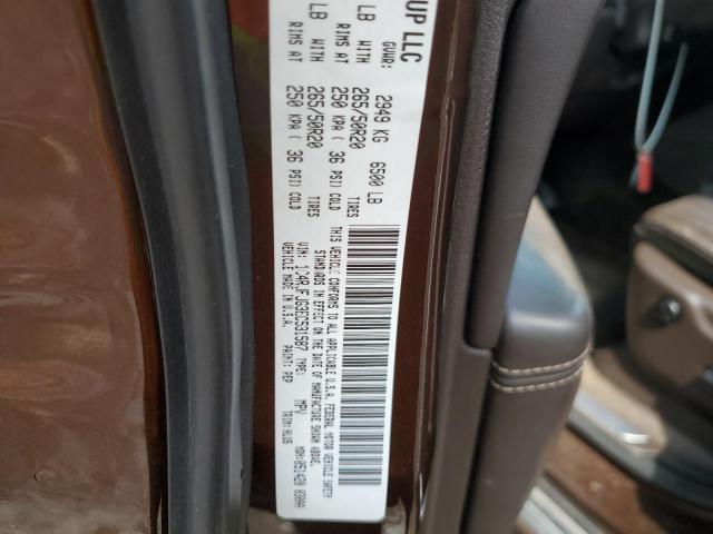 1C4RJFJG3EC531587 - 2014 JEEP GRAND CHER SUMMIT Braun Foto 12