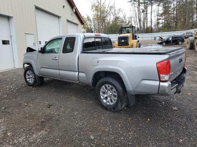 5TFSZ5AN6HX086987 - 2017 TOYOTA TACOMA ACCESS CAB ვერცხლისფერი ფოტო 2
