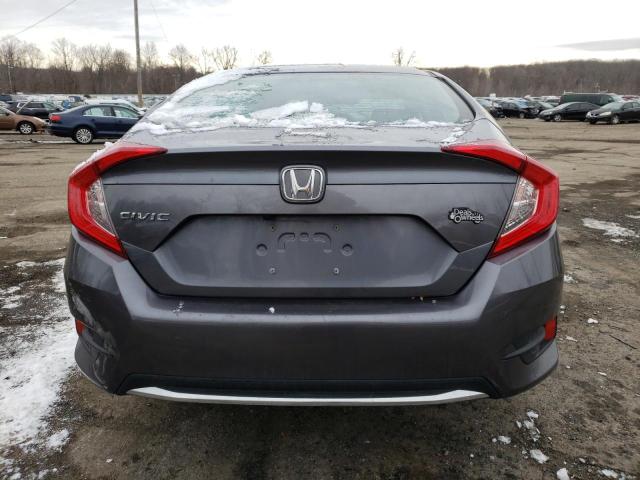 2HGFC2F66LH535392 - 2020 HONDA CIVIC LX GRAY photo 6