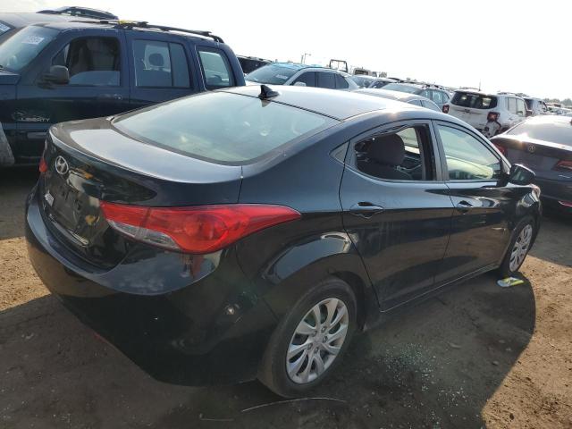 5NPDH4AEXCH102697 - 2012 HYUNDAI ELANTRA GLS BLACK photo 3