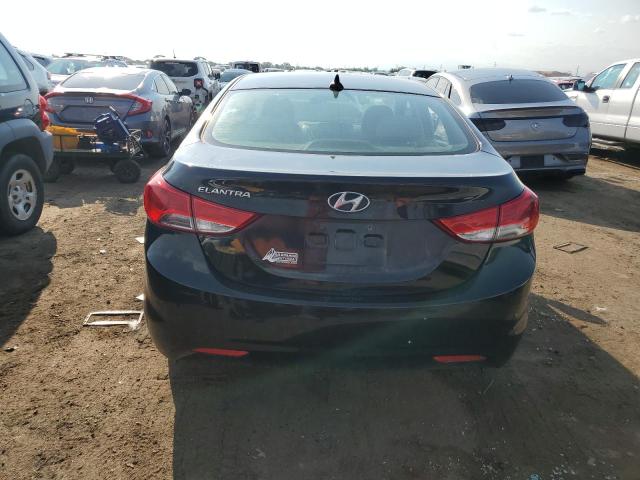 5NPDH4AEXCH102697 - 2012 HYUNDAI ELANTRA GLS BLACK photo 6