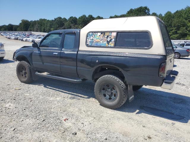 4TAWN72NXTZ142302 - 1996 TOYOTA TACOMA XTRACAB Schwarz Foto 2