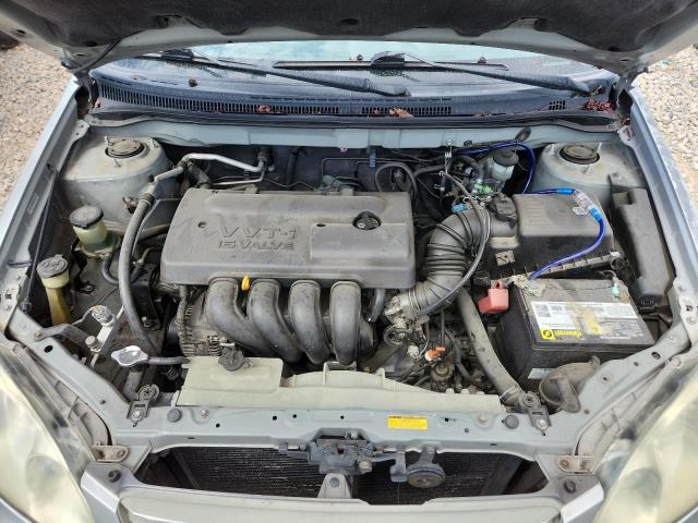 1NXBR32E93Z040790 - 2003 TOYOTA COROLLA CE ვერცხლისფერი ფოტო 11