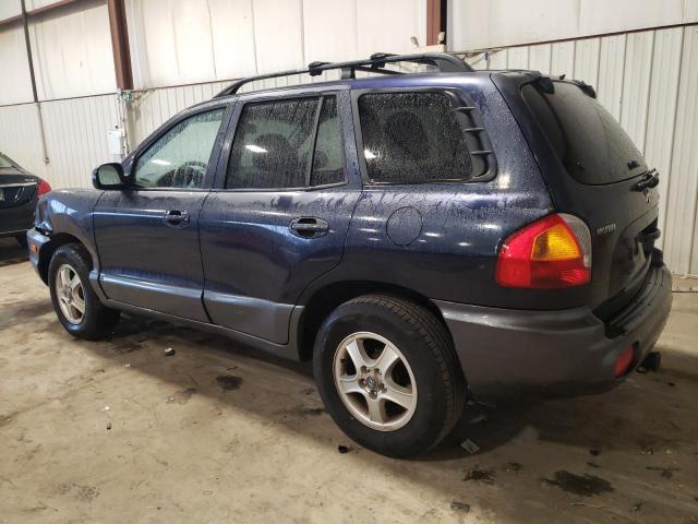 KM8SC13D84U702078 - 2004 HYUNDAI SANTA FE GLS BLUE photo 2