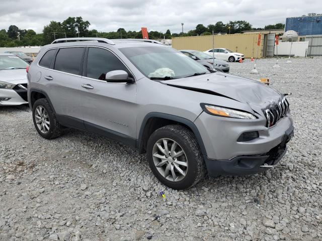 1C4PJMDB9JD550029 - 2018 JEEP CHEROKEE LIMITED فضي صورة 4