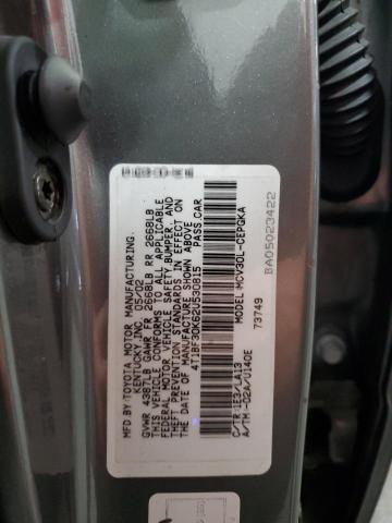 4T1BF30K62U530815 - 2002 TOYOTA CAMRY LE GRAY photo 13