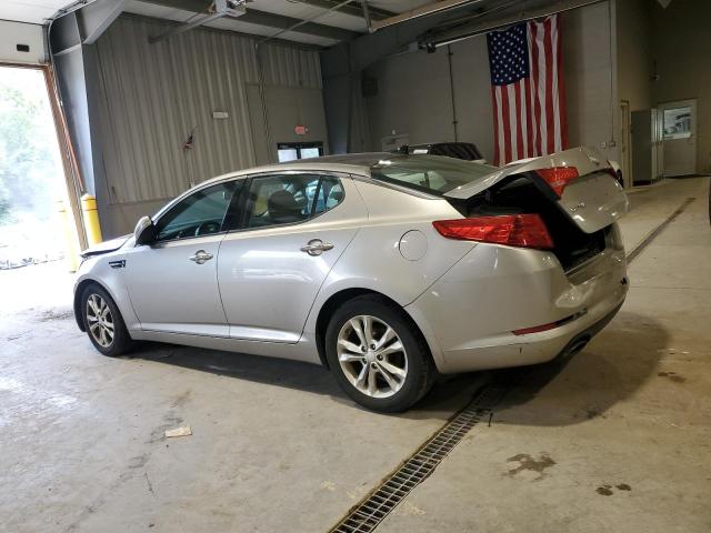 5XXGN4A74DG176136 - 2013 KIA OPTIMA EX SILVER photo 2