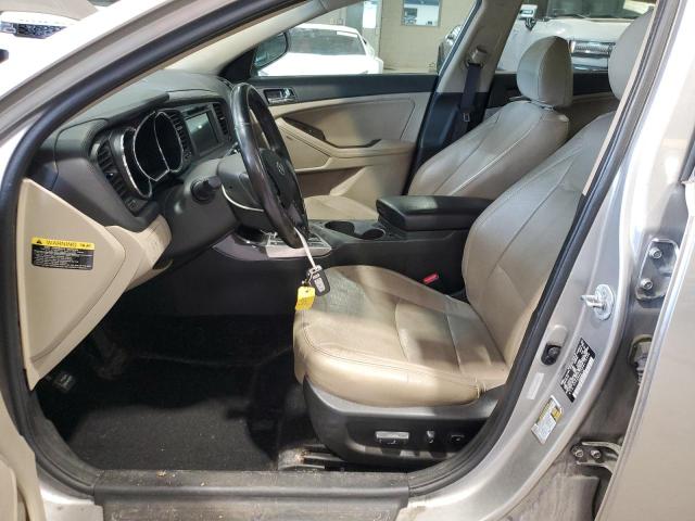 5XXGN4A74DG176136 - 2013 KIA OPTIMA EX SILVER photo 7
