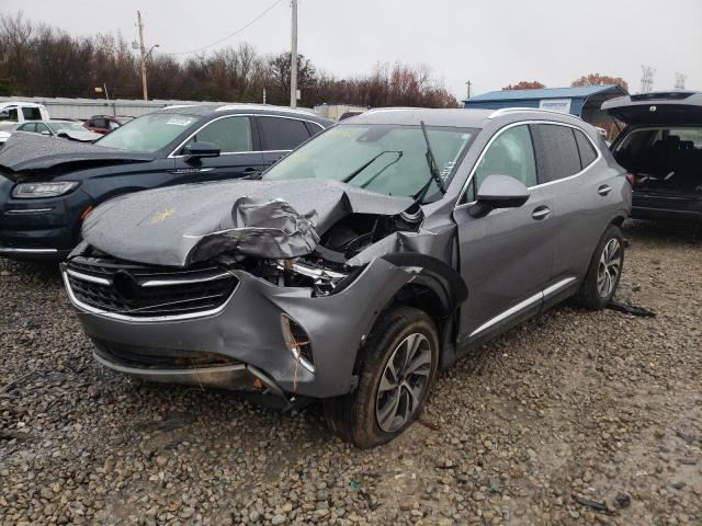 LRBFZNR43MD072553 - 2021 BUICK ENVISION ESSENCE GRAY photo 1