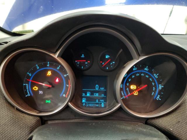 1G1PF5SC2C7240639 - 2012 CHEVROLET CRUZE LT ლურჯი ფოტო 9