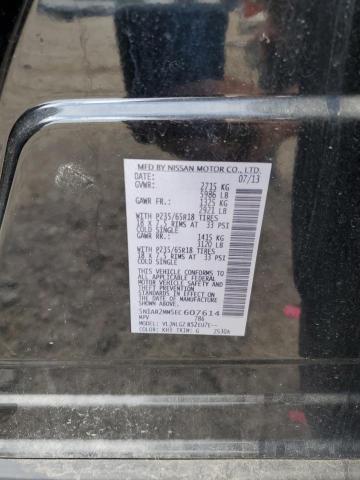 5N1AR2MM5EC607614 - 2014 NISSAN PATHFINDER S Սև լուսանկար 13