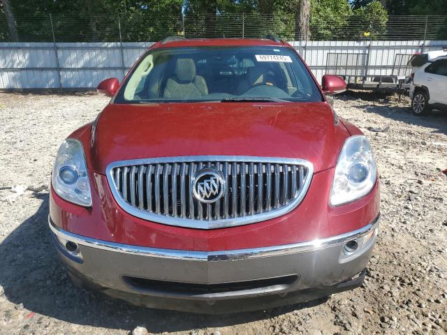 5GAER23D69J145557 - 2009 BUICK ENCLAVE CXL RED photo 5