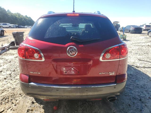 5GAER23D69J145557 - 2009 BUICK ENCLAVE CXL RED photo 6