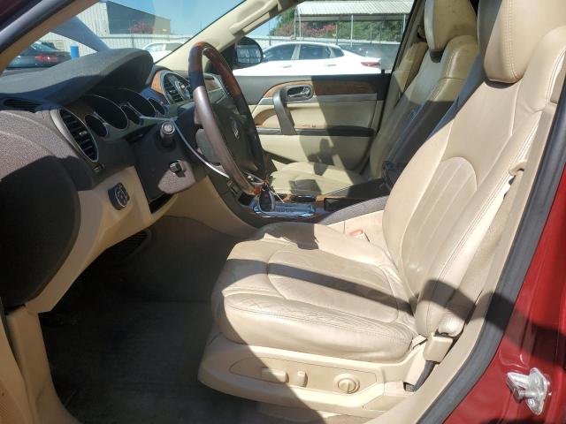5GAER23D69J145557 - 2009 BUICK ENCLAVE CXL RED photo 7