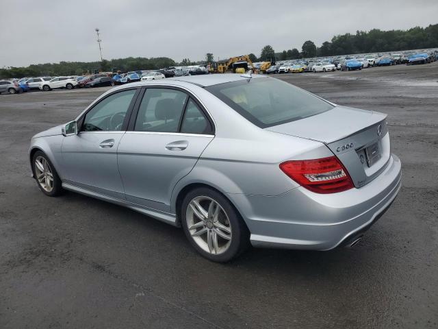 WDDGF8AB1DR294947 - 2013 MERCEDES-BENZ C 300 4MATIC SILVER photo 2