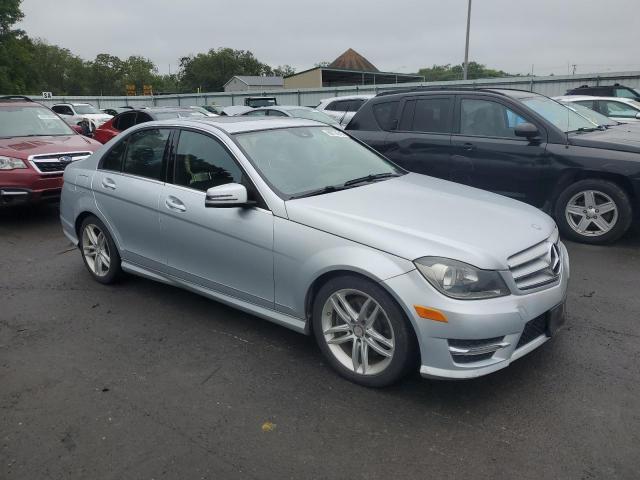 WDDGF8AB1DR294947 - 2013 MERCEDES-BENZ C 300 4MATIC SILVER photo 4