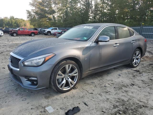 JN1BY1AR0KM585682 - 2019 INFINITI Q70 3.7 LUXE GRAY photo 1