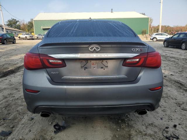 JN1BY1AR0KM585682 - 2019 INFINITI Q70 3.7 LUXE GRAY photo 6