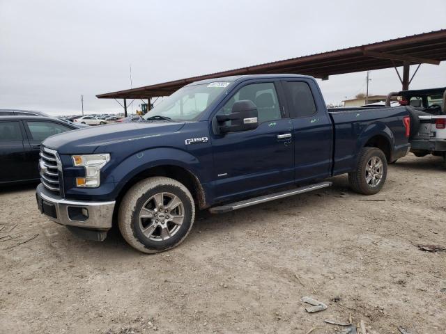 1FTEX1CP5FFA74231 - 2015 FORD F150 SUPER CAB BLUE photo 1