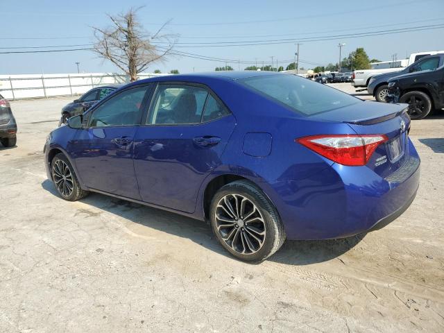 2T1BURHE9EC018706 - 2014 TOYOTA COROLLA L BLUE photo 2