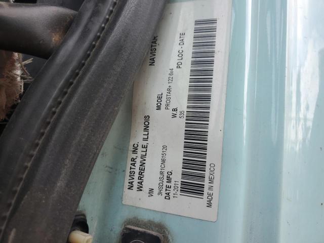 3HSDJSJR1CN615120 - 2012 INTERNATIONAL PROSTAR BLUE photo 10