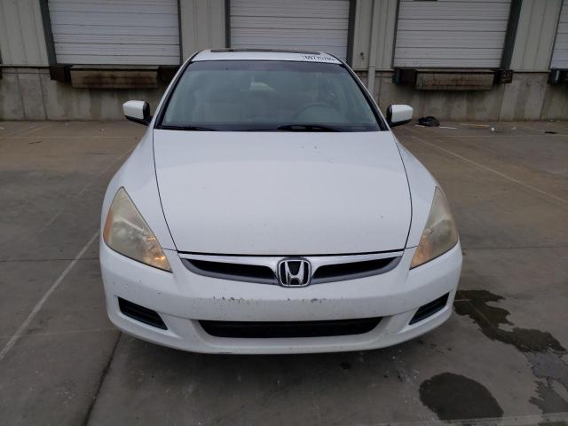 1HGCM56777A202360 - 2007 HONDA ACCORD EX Ақ фото 5
