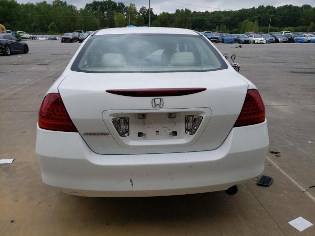 1HGCM56777A202360 - 2007 HONDA ACCORD EX Ақ фото 6