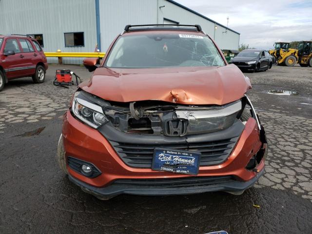 3CZRU6H58KM701197 - 2019 HONDA HR-V EX ORANGE photo 5