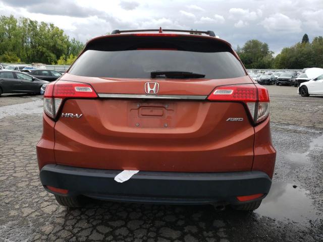 3CZRU6H58KM701197 - 2019 HONDA HR-V EX ORANGE photo 6