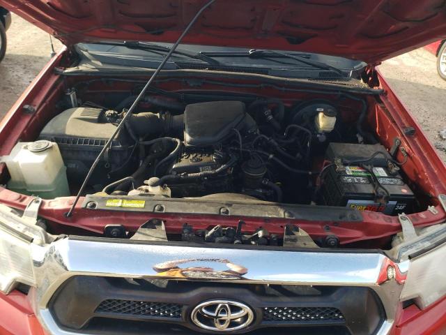 5TFTX4CN3CX017961 - 2012 TOYOTA TACOMA ACCESS CAB წითელი ფოტო 11