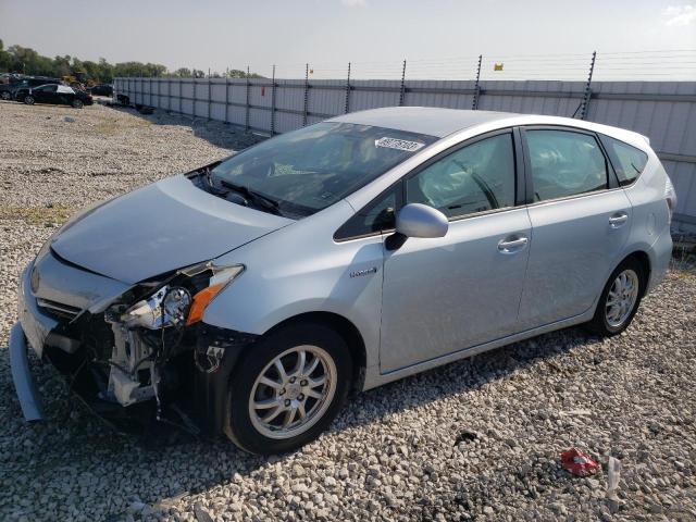 JTDZN3EU3C3158258 - 2012 TOYOTA PRIUS V SILVER photo 1