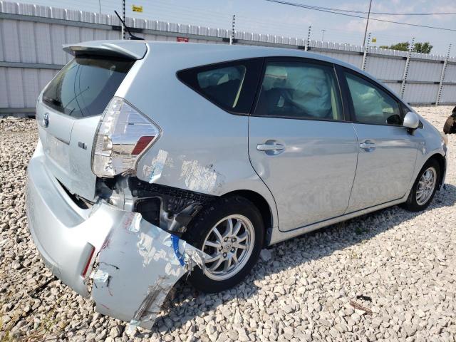 JTDZN3EU3C3158258 - 2012 TOYOTA PRIUS V SILVER photo 3