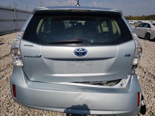 JTDZN3EU3C3158258 - 2012 TOYOTA PRIUS V SILVER photo 6