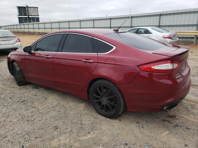 3FA6P0K92FR142107 - 2015 FORD FUSION TITANIUM RED photo 2