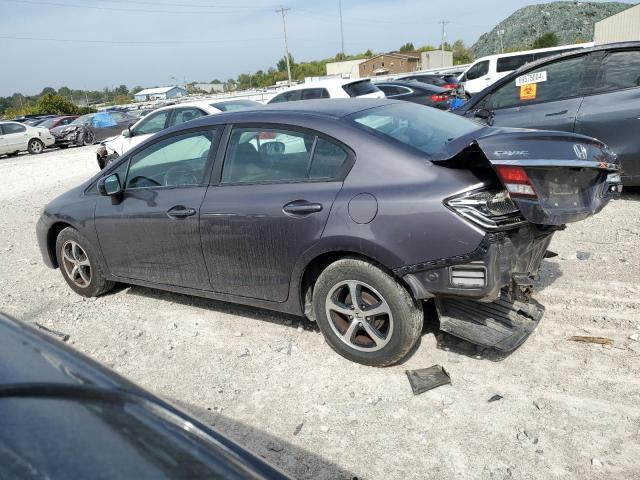 19XFB2F78FE286880 - 2015 HONDA CIVIC SE GRAY photo 2