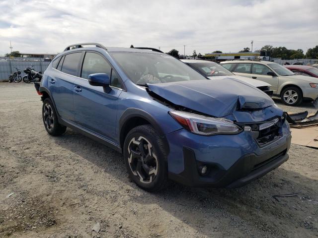 JF2GTHMC1MH304505 - 2021 SUBARU CROSSTREK LIMITED BLUE photo 4