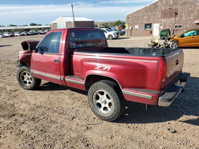 1GCDK14K8LZ223464 - 1990 CHEVROLET GMT-400 K1500 BURGUNDY photo 2