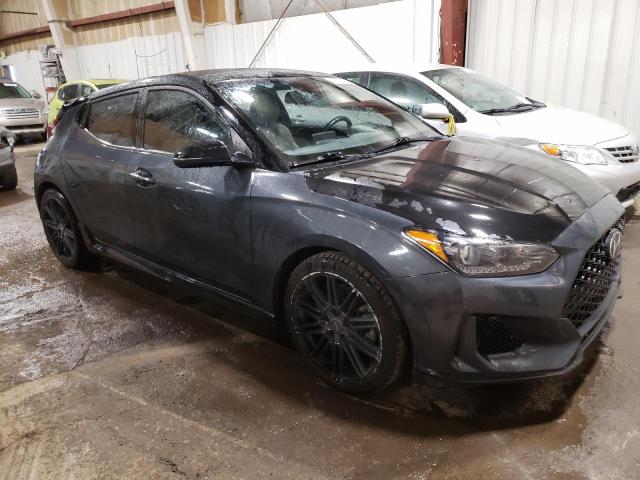 KMHTH6AB9KU004290 - 2019 HYUNDAI VELOSTER TURBO GRAY photo 4