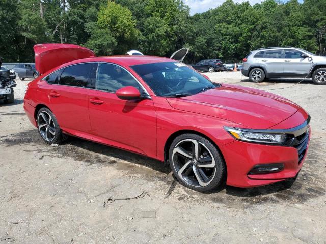 1HGCV1F31JA156566 - 2018 HONDA ACCORD SPORT 红色 照片 4