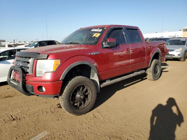 1FTFW1EV1AKE59790 - 2010 FORD F-150 SUPERCREW RED photo 1