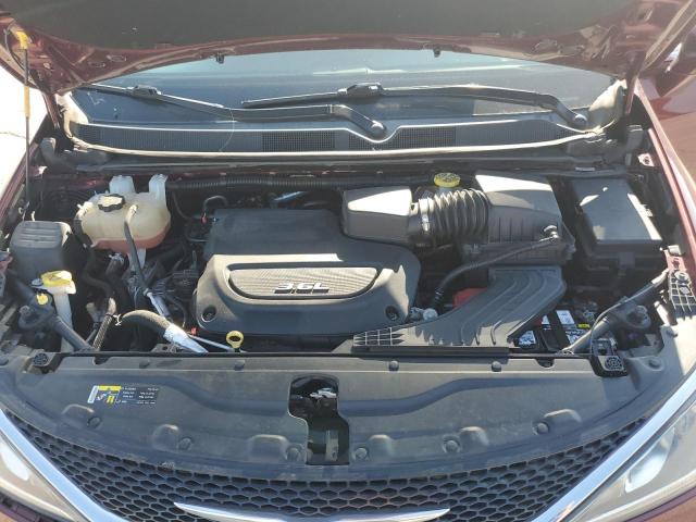 2C4RC1EGXHR635478 - 2017 CHRYSLER PACIFICA TOURING L PLUS MAROON photo 12