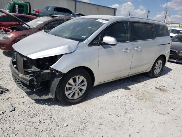 KNDMB5C11G6084060 - 2016 KIA SEDONA LX SILVER photo 1