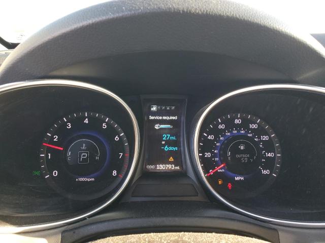 5XYZWDLA0EG206843 - 2014 HYUNDAI SANTA FE S SILVER photo 9