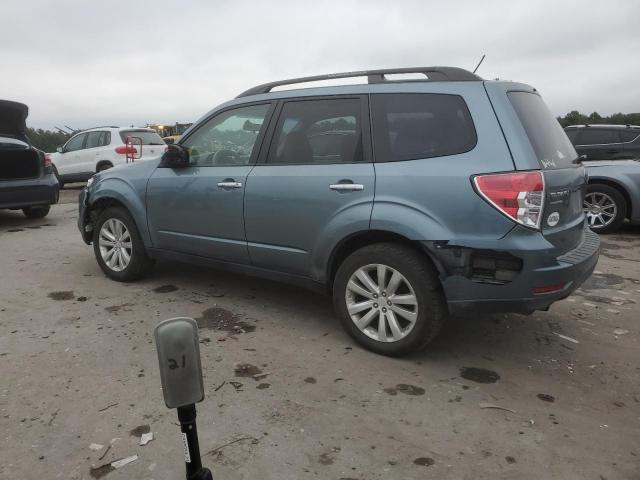 JF2SHADC9BH751325 - 2011 SUBARU FORESTER 2.5X PREMIUM BLUE photo 2