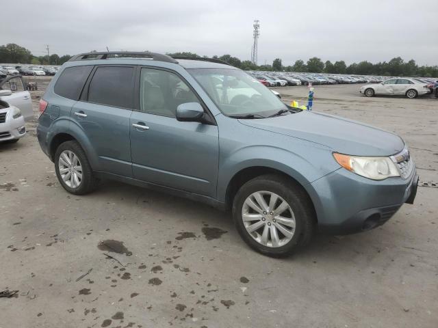 JF2SHADC9BH751325 - 2011 SUBARU FORESTER 2.5X PREMIUM BLUE photo 4